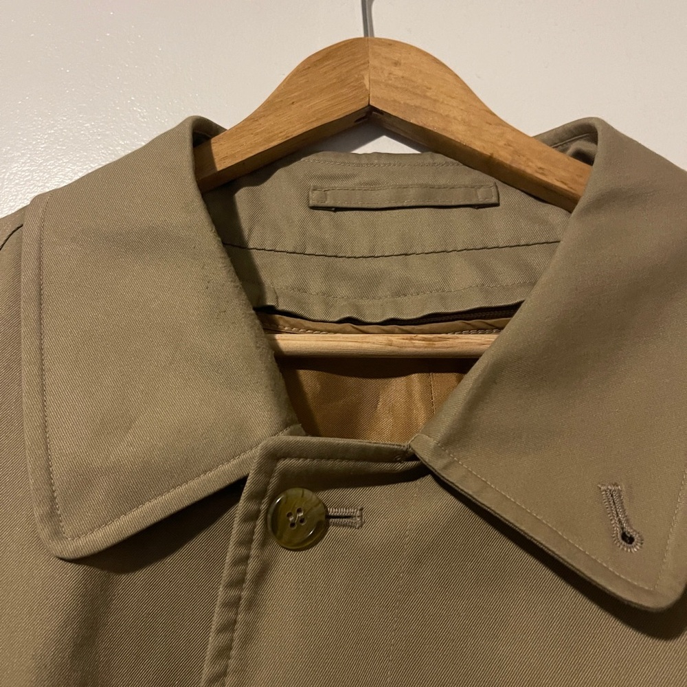 Burberry‘s trench coat with liner